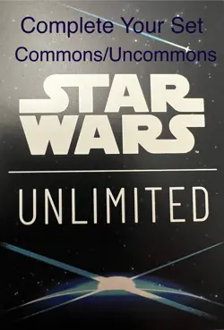 Star Wars Unlimited - Spark of Rebellion - Commons/Uncommons - SOR NM - Image 1