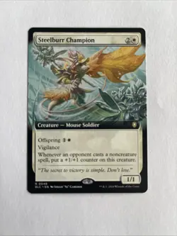MTG - BLC - Steelburr Champion (Extended Art) - Reg - Image 1