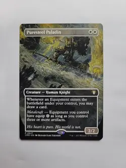 MTG - Puresteel Paladin (Borderless) Commander Masters Regular R#0627 - Image 1