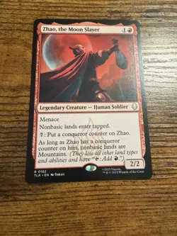 MTG Magic The Gathering Avatar Rare Zhao the Moon Slayer - Image 1