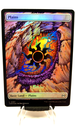 Dragon Eye Plains Foil x1 #0287 - MTG Tarkir Dragonstorm (TDM) - Image 1