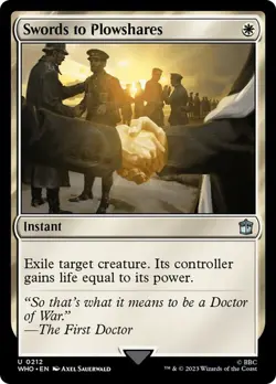 MTG - Swords to Plowshares - Doctor Who - Magic the Gathering - Image 1