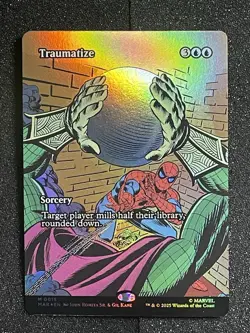 2025 MTG Traumatize Marvel's Spider-Man Foil M 0015 - Image 1