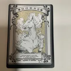 2 Autographed Signed RK Post token MTG, magic the gathering horse Token 5/5 - Image 1