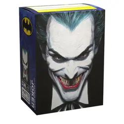 Dragon Shield Sleeves: Std Matte Dual Art Batman 85th Anniv Joker 100ct 10per CS - Image 1