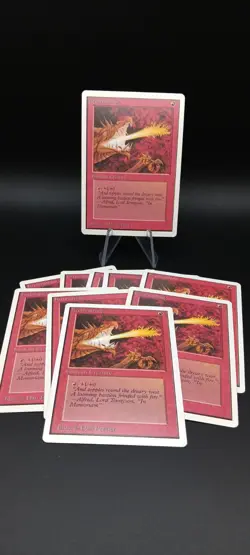 Magic the Gathering Deckmaster Firebreathing Lot Of 10! 🔥 - Image 1