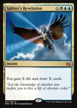 1x Sphinx's Revelation - Foil Light Play MTG Magic - Kid Icarus - - Image 1