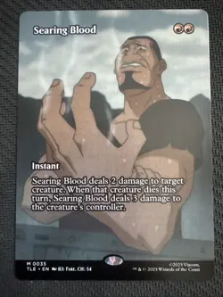 MTG - Avatar - Mythic Rares (Aang’s Shelter, Searing Blood, White Lotus Tile) - Image 4