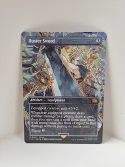 MTG Final Fantasy English Buster Sword Borderless 0351 Non-Foil - Image 1