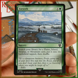 Farseek Altered Art - Hand Painted MTG Alter - Magic - Christmas - Image 2