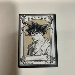 Autographed Signed RK Post token MTG, Goku dragon Ball Z Monk Token 1/1 prowess￼ - Image 1