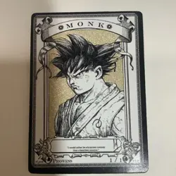 Autographed Signed RK Post token MTG, Goku dragon Ball Z Monk Token 1/1 prowess￼ - Image 2