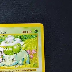 Pokemon TCG Bulbasaur Base Set 44/102 Shadowless Length Error NM - Image 4