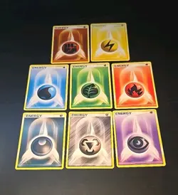 Complete Pokemon Card TCG 2007 Diamond & Pearl Energy Lot Lightning Psychic Fire - Image 1