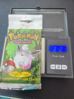 Pokemon Jungle Sealed Booster Pack 21.25g Wigglytuff Art WOTC Vintage 1999 - Image 1