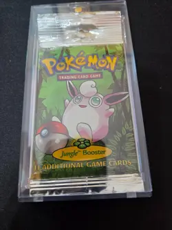 Pokemon Jungle Sealed Booster Pack 21.25g Wigglytuff Art WOTC Vintage 1999 - Image 4