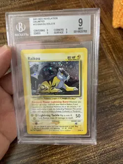 💎 Raikou, “DOUBLE” HOLO Error, BGS 9, Neo Revelation 13/64, Pokemon 💎 - Image 4