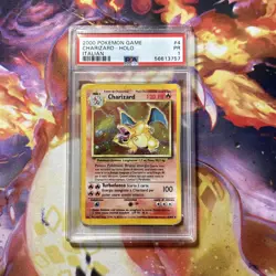 ITALIAN PSA1 Charizard Holo Base Set Pokemon TCG 1/2 POP148 - Image 1