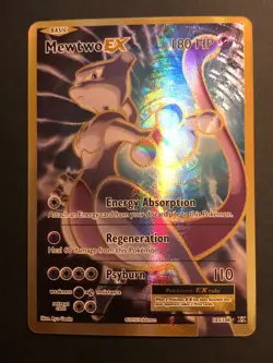 Mewtwo EX - 103/108 - Pokemon Evolutions XY Full Art Ultra Rare Card NM - Image 1