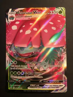 2019 POKEMON SWORD & SHIELD BLACK STAR PROMOS #SWSH102 VENUSAUR VMAX - Image 1