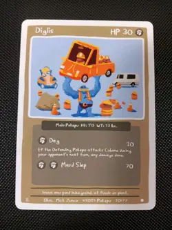 Pokepu Season 2 Diglis DIGLETT Pokemon Fan Art Mick Junco Artist - Image 1