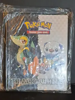 POKEMON Trading Card BLACK & WHITE 4-Pocket Binder 10 Page Album 2011 Ultra-Pro - Image 1
