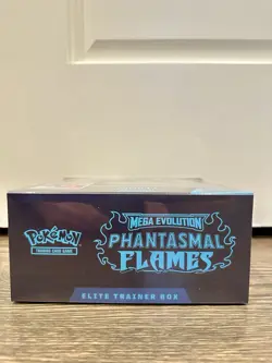 Auc#2 Pokemon Mega Evolution Phantasmal Flames Elite Trainer Box ETB Sealed New - Image 5