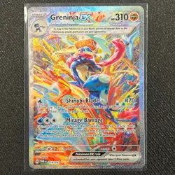 Greninja EX 214/167 Pokemon Card Twilight Masquerade 2024 English TCG CCG - Image 1