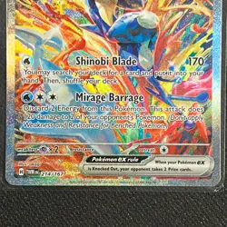 Greninja EX 214/167 Pokemon Card Twilight Masquerade 2024 English TCG CCG - Image 4
