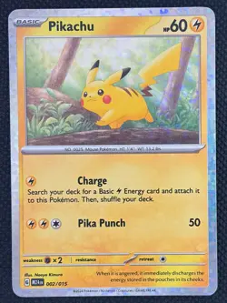 2025 Pokemon TCG M24 EN Pikachu #2 Mcdonald Holo - Image 1