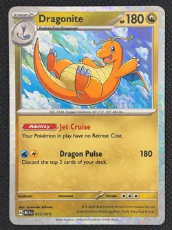 2025 Pokemon TCG M24 EN Dragonite #12 Mcdonald Holo - Image 1