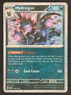 2025 Pokemon TCG M24 EN Hydreigon #10 Mcdonald Holo - Image 1