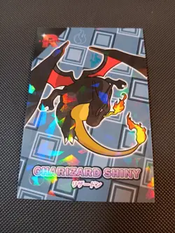 Pokemon Charizard Shiny #2 Cracked Ice Holo Team Rocket Card Database Set Peru - Image 1