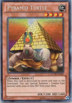 1996 TCG Unlimited PYRAMID TURTLE HOLO RARE #LCYW-EN245 - Image 1