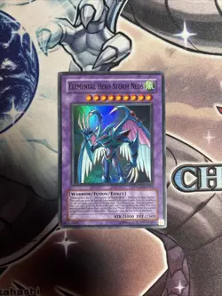 (AY) Elemental Hero Storm Neos - PTDN-EN043 - 1st Edition - Super Rare VLP - Image 1