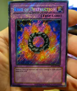 Ring of Destruction RP02-EN066 Retro Pack 2 Unlimited (Secret Rare) - Image 1