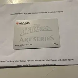 MTG Spider-Man Green Goblin Art Card 49/54 Gold-Stamped Signature Steve Ellis - Image 3