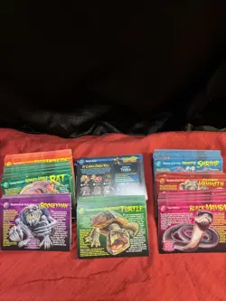 Weird N' Wild Creatures Large Knowledge Index Cards - Multiple Categories LOT - Image 1