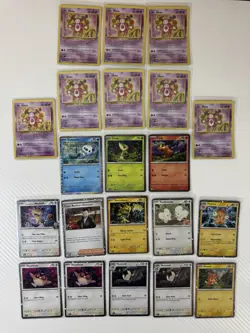 Pokemon TCG Card Lot (21 cards total) Holo Promos🔥 Mr. Mime & More - Image 1