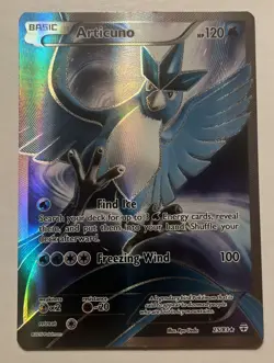 Articuno 25/83 XY Generations Full Art Ultra Rare Pokemon Card Light Play Pics - Image 1