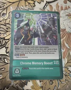 Digimon Card Game Chrome Memory Boost! LM-048 Promo Billion Bullet Limited AUC7 - Image 1