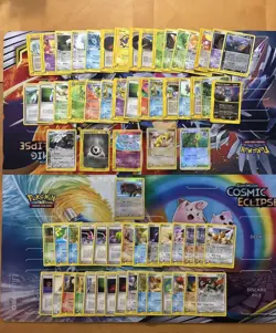 Vintage Pokemon Card Lot E Series Fire Espeon Aggron Sneasel 67 Cards - Image 1