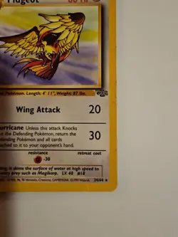 Pokemon TCG Pidgeot Jungle Card 24/64 Unlimited Non-Holo Rare - Image 4