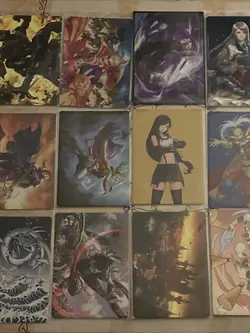 Final Fantasy Magic The Gathering Borderless Art Card Lot 24x Near Mint Cards - Image 3