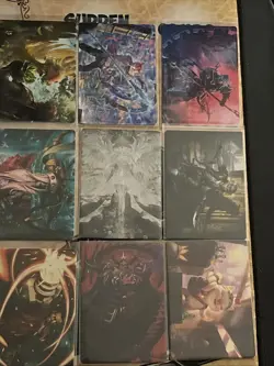 Final Fantasy Magic The Gathering Borderless Art Card Lot 24x Near Mint Cards - Image 5