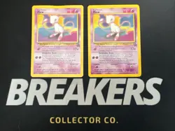 Wizards of the Coast (WotC) Black Star Promo Pokemon Card Lot: Mew 8 Non Holo x2 - Image 1