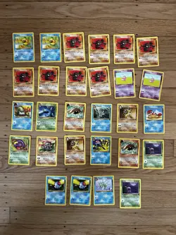 Vintage Pokemon Cards Lot - Fossil, Jungle, Base Set 2 - 55 cards WOTC - Image 2