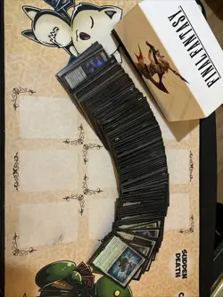 Final Fantasy Magic The Gathering Foil Card Lot Over 100 Different N/M Cards - Image 1