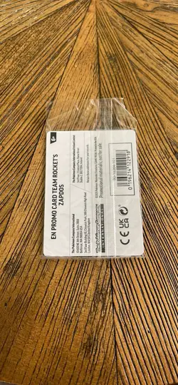 Pokemon TCG Team Rockets Zapdos GameStop Promo Card 070/182 New Sealed - Image 2