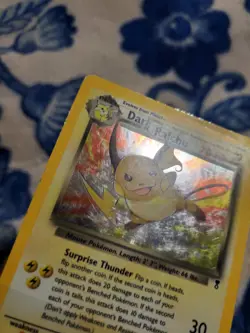 LEGENDARY COLLECTION Dark Raichu - 7/110 - Pokemon HOLO Rare Card WOTC LP - Image 2